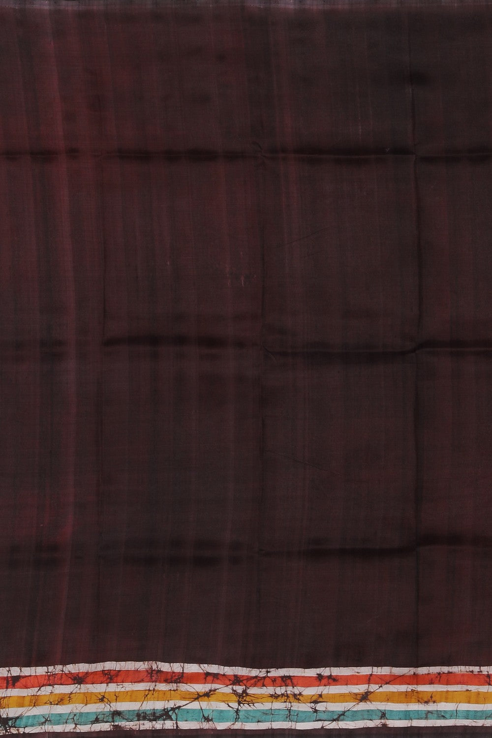 Image of Batik Printed Maroon Saree